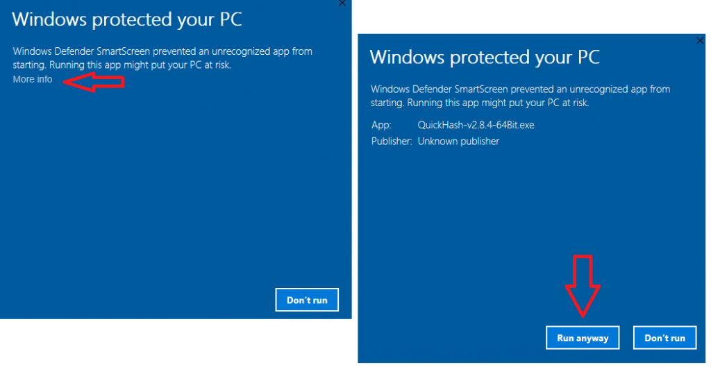 QuickHash v2.8.4 for Windows | QuickHash GUI