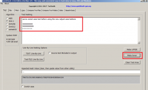 QuickHash New Character Case Switch Buttons