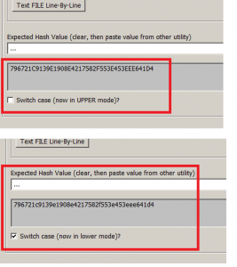QuickHash - new hash result case switcher