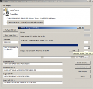 YAFFI Running on Windows