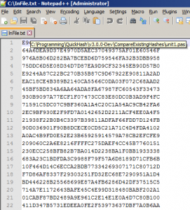 Exisiting Hashlist Import