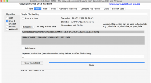 QuickHash v3.0.0 on OSX